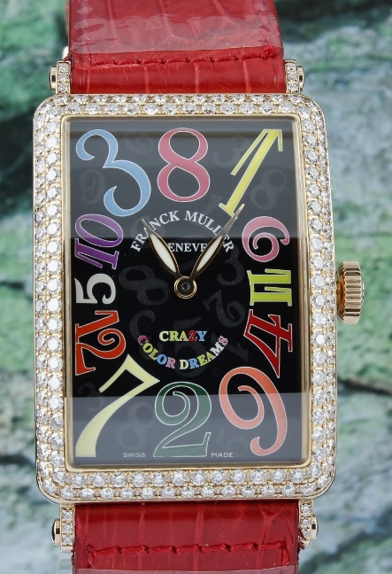 (image for) 100% ORIGINAL FRANCK MULLER 18K ROSE GOLD CRAZY COLOUR DREAMS / 1200 CH D